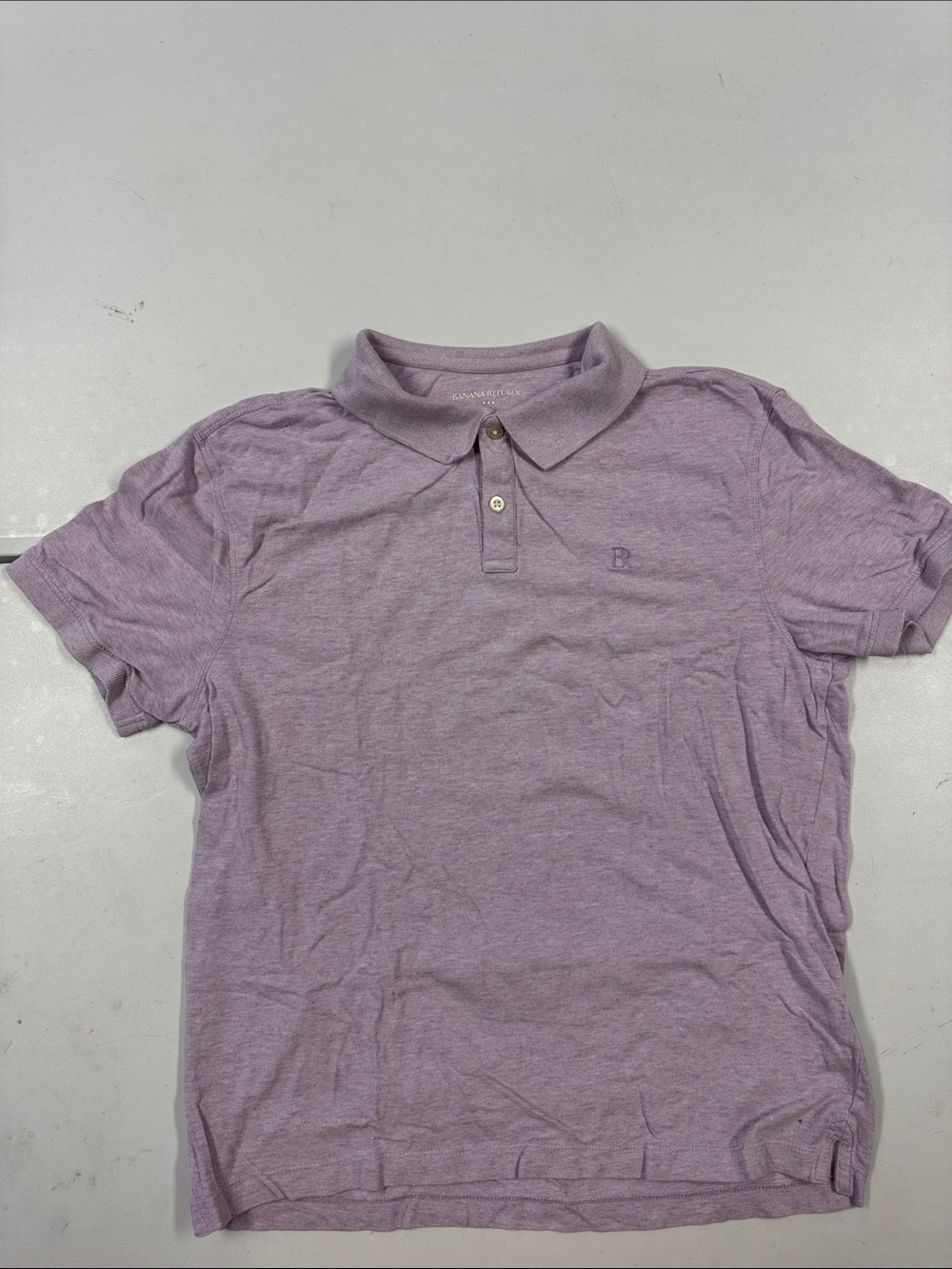 Banana Republic Men's Light Purple Polo